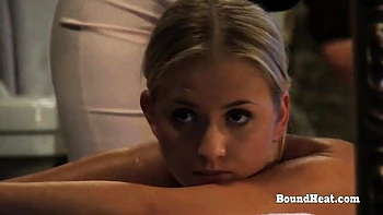 Cunning jade at massage action