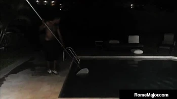 Amatory Rome's big cock porn