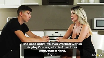 Cute Tatiana Alvarez and Brady Bud - cum on face sex - Enjoyx