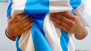 Handsome Lad Fucked His Sexy Slim Latina Step-sis While They Were Watching A Football Match On Tv