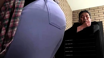 Japanese teen blowjob with creamy mustache