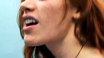 Busty Redhead MILF Blowjob