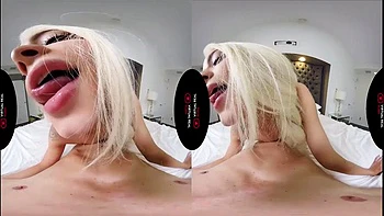 Blonde vr: Blowjob, Doggy  Cowgirl Porn