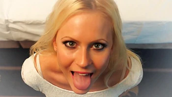 Sexy Blonde Teach Edging And Make You Cum