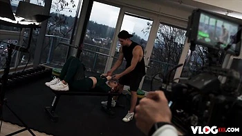 Emotional Charlie Red's pussy licking clip