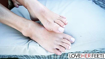 Love Her Feet - footjob clip