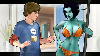 Summer Daze: Blowjob, Big Tits  Babe Porn