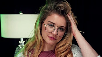 Skinny teen Taylor Blake rides cock with passion and intensity