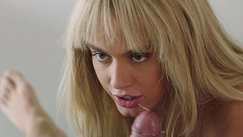 Athena Palomino shakes big natural tits in jeans cowgirl