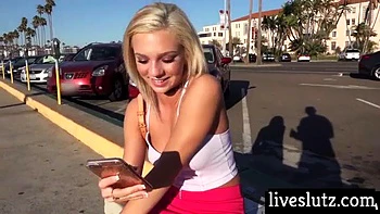 Tiffany Flashes At The Table To Seduce Producer: Blowjob, Hardcore  Babe Porn