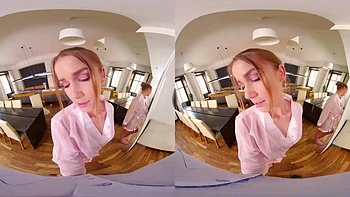 Red head teen: Blowjob, Cowgirl  Small Tits VR Porn