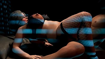 Mature MILF House Shows Her Hairy Pussy as She Rides Anal