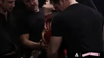 Joanna Angel Proves She Can Take 4 Big Cocks At The Same Time While Getting Gangbanged Hard