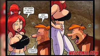 Stretching the pussy in the yoga class - The Flintstoons