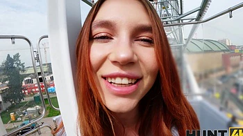 Czech couple with a hot Leya Desantis enjoys a threesome