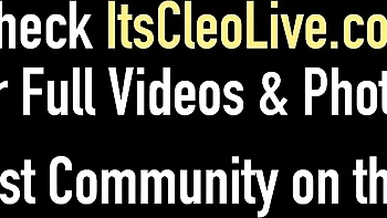 Its Cleo Live featuring Annie's cumshot video