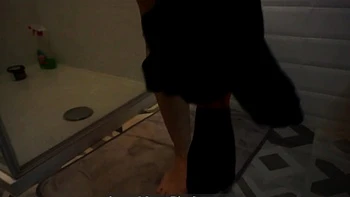 My Pussy Stretched by a Huge Black Dildo