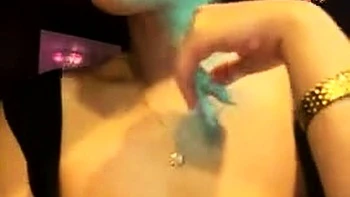 Busty brunette anal solo masturbation