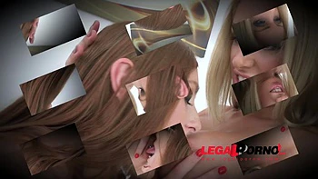 Linda Sweet & Melanie Gold interracial anal & DP 4some for Legal