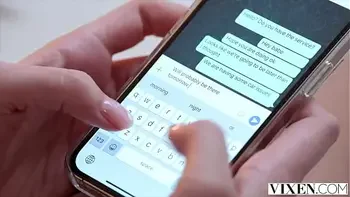 VIXEN Stunning beauties Stacy & Sia share intense threesome