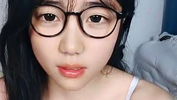 Cute Asian Chubby Teen Wild Dildo Masturbation