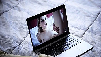 Sexy blonde teen blowjob and gangbanged then creampied