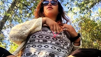 Chubby Brunette Big Boobs Dildo Masturbation