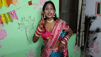 Indian Coupleshares Bed With Stepmom While His Stepsister Hides