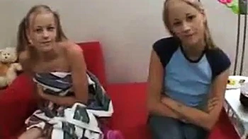 Blond twins casting: Blowjob, Doggy  Cowgirl Porn