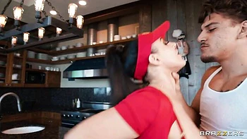 Crazy interracial blowbang with a cum-loving brunette Angela White