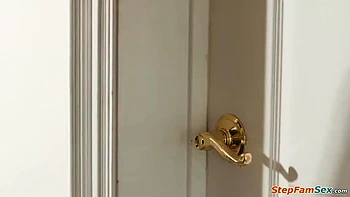 Teen 18+ Soaked Her Stepdad With Pussy Juice