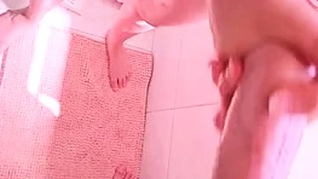 Nebula - Big Cock Shemale Gets Handjob in POV