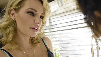 A couple has sex right in the kitchen, no help needed.