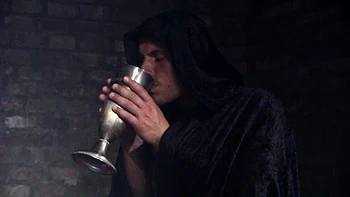 Foot fetish cumload with brunette