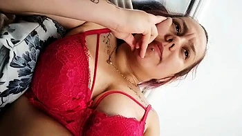 Big Boobed Blonde Masturbates With A Dildo In The Bathroom