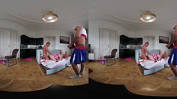 Vera Jarw & Lady Gang VR Video Part One - Cuckold Coach Made