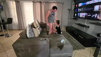 French made gets caught fucking her bosses husband | 3some | cockold | role play