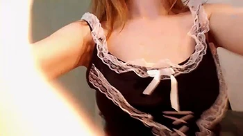 S O F I A F A N T A S Y Teasing in a maid s costumeNo Audio: Babe, Chaturbate  Fetish Porn