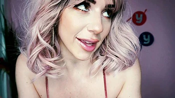 Young blond teen babe masturbates with her toothbrush