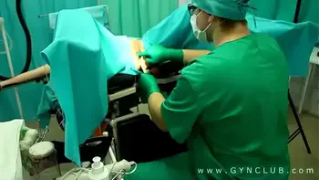 clitoral stimulation in the gynecologist’s office