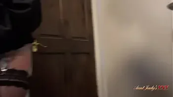 AuntJudysXXX - 56yo Busty British Redhead Melanie fucks her Step-Nephew