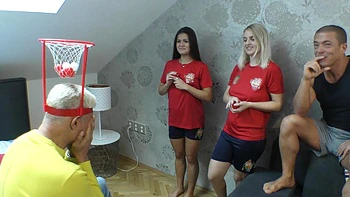 A group sex party with Matt Bird, Serina Gomez, and Kristy Waterfall