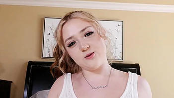 Blonde beauty Eva Nyx enjoys passionate sex with her guy