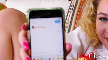 Allie Addison Is Double Jerking!