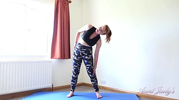 Yoga Workout with Red