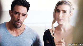 Aesthetic sideways pose pound with a bitchy blonde Jessie Ames