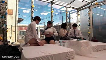 Friendly Stepmom Friends Vs. Virgin Reverse Pick-up Ejaculation Battle!!