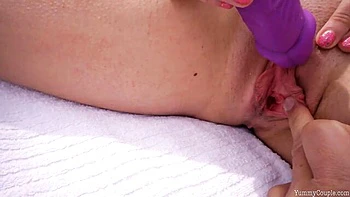 Superb Yummy's masturbating smut