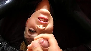 Horny babe: Blonde, Handjob  Cum In Mouth Porn