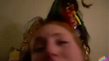 Mia Dior Getting Her Pussy Punished by Gibby The Clown